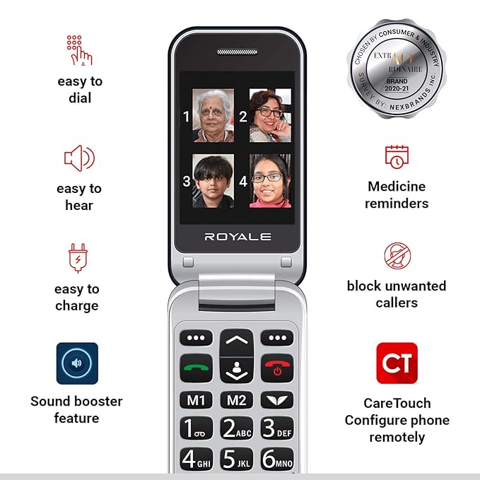 Easyfone Royale SeniorWorld Royale Flip phone