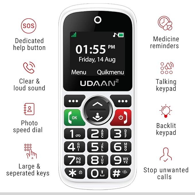 Easyfone Udaan2 Dual SIM Keypad Phone