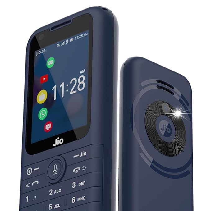 JioPhone Prima 4G | Keypad Phone | Premium Design | 2500mAh Battery | 4G Connectivity