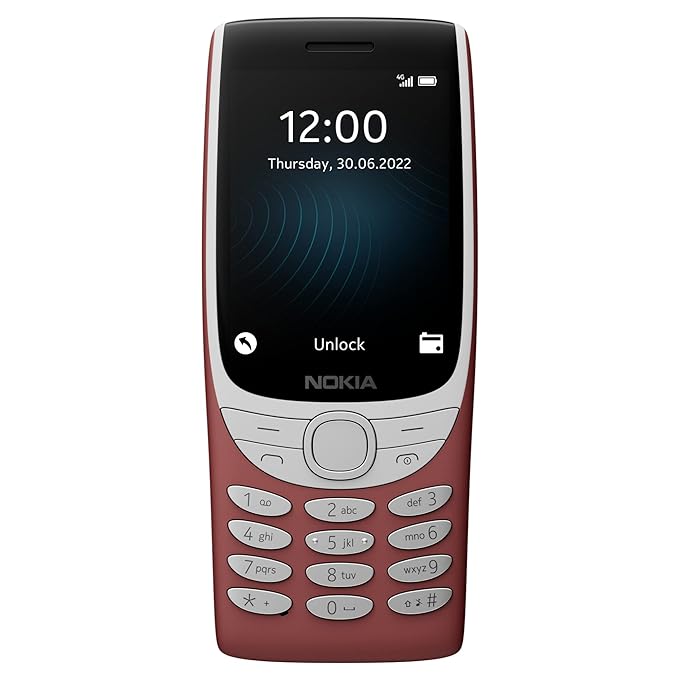 Nokia 8210 4G | 4G Keypad Phone | 2.8 inch Display | 1450mAh Battery | Wireless FM Radio