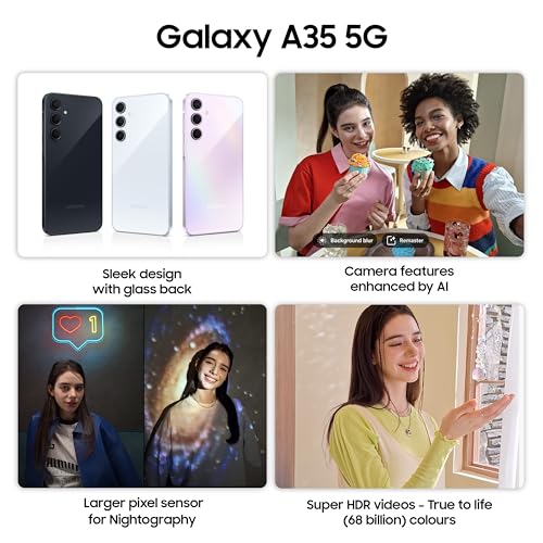 Samsung Galaxy A35 5G | 50MP OIS Triple Camera | Super AMOLED 120Hz Display | 5000mAh Battery | Exynos 1380