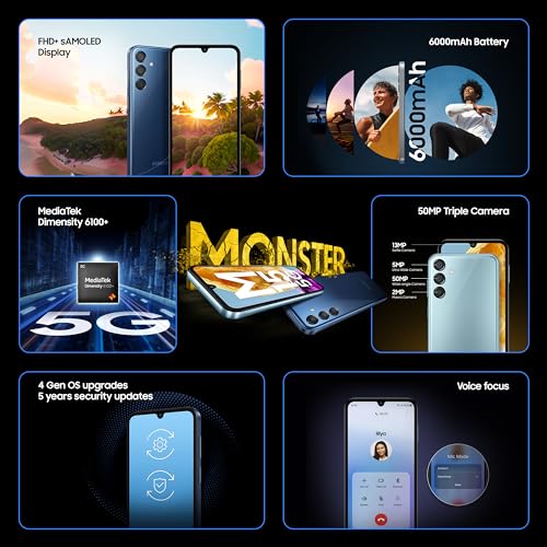 Samsung Galaxy M55 5G | 50MP OIS Triple Camera | Super AMOLED 120Hz Display | 6000mAh Battery | Snapdragon 7 Gen 1