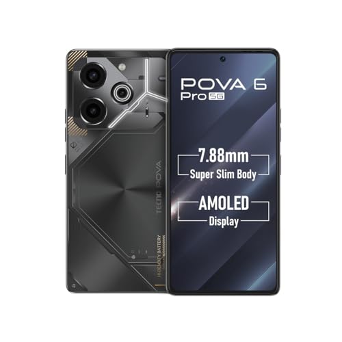 TECNO POVA 6 Pro 5G | 108MP Triple Camera | AMOLED 144Hz Display | 6000mAh Battery | Dimensity 6080