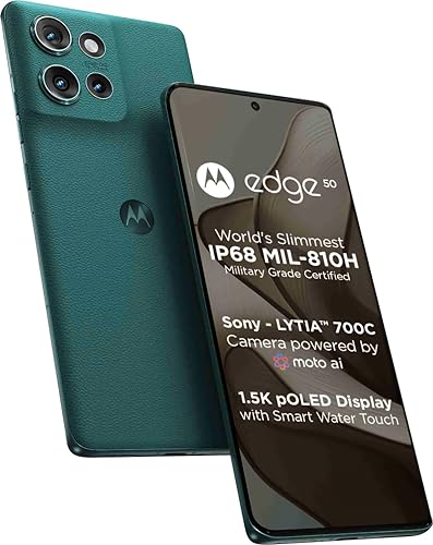 Motorola Edge 50 5G | 50MP OIS Camera | POLED 144Hz Display | 5000mAh Battery | Snapdragon 7s Gen 2