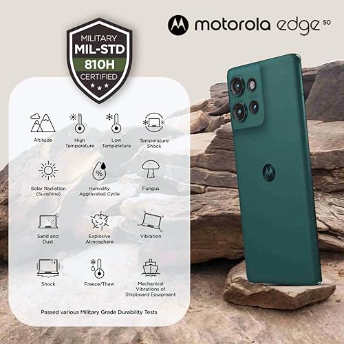 Motorola Edge 50 5G | 50MP OIS Camera | POLED 144Hz Display | 5000mAh Battery | Snapdragon 7s Gen 2