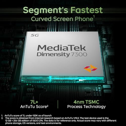 iQOO Z9S 5G | 50MP OIS Triple Camera | AMOLED 120Hz Display | 5000mAh Battery | Dimensity 7300 Ultra