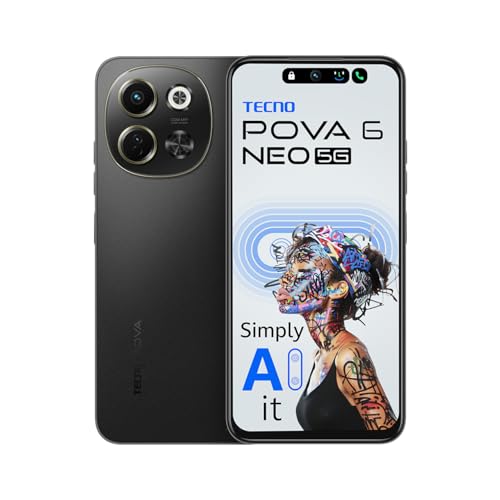 Tecno POVA 6 Neo 5G | 108MP Triple Camera | 120Hz Display | 6000mAh Battery | Helio G99 Ultimate