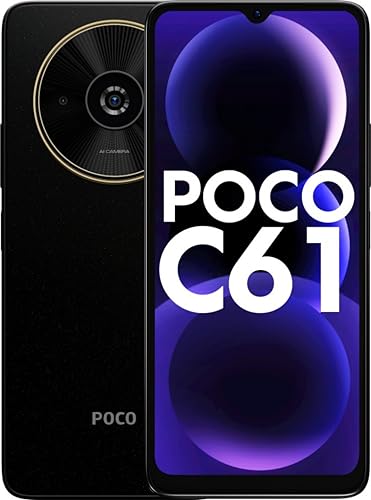 POCO C61 | 8MP Dual Camera | 60Hz Display | 5000mAh Battery | Helio G36
