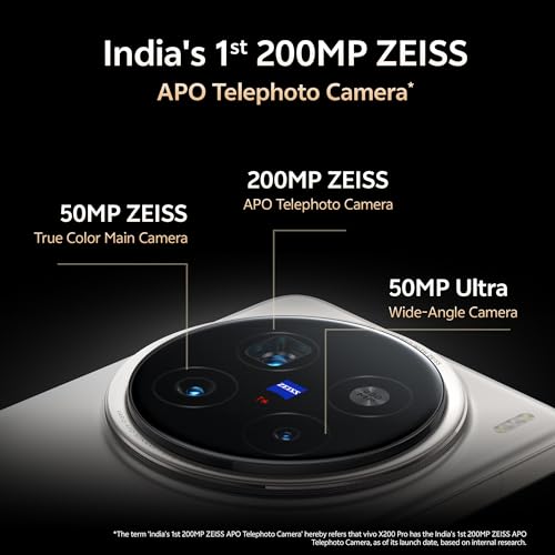 Vivo X200 Pro 5G | 200MP Zeiss Periscope Camera | AMOLED 120Hz Display | 6000mAh Battery | Dimensity 9400