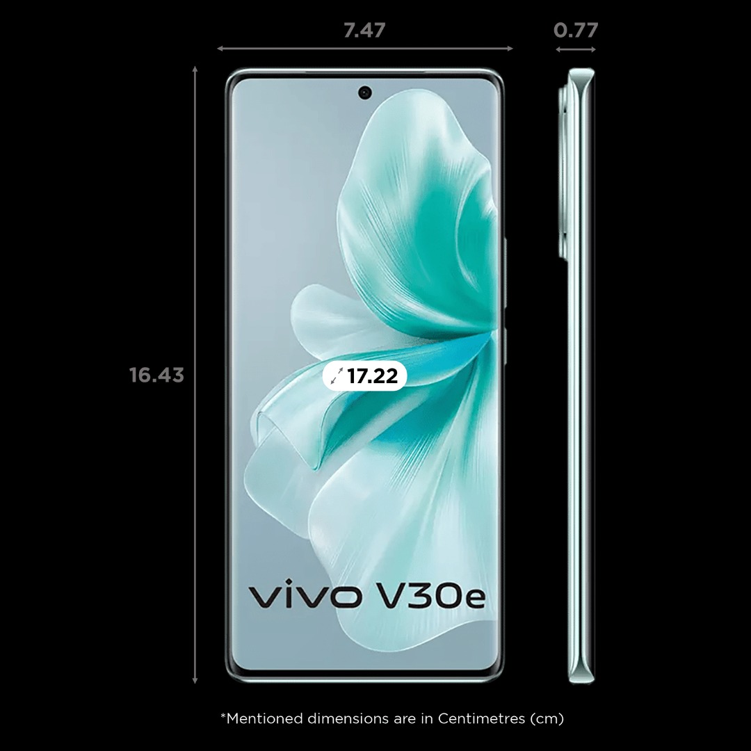 Vivo V30e 5G | 50MP OIS Camera | AMOLED 120Hz Display | 5500mAh Battery | Snapdragon 6 Gen 1
