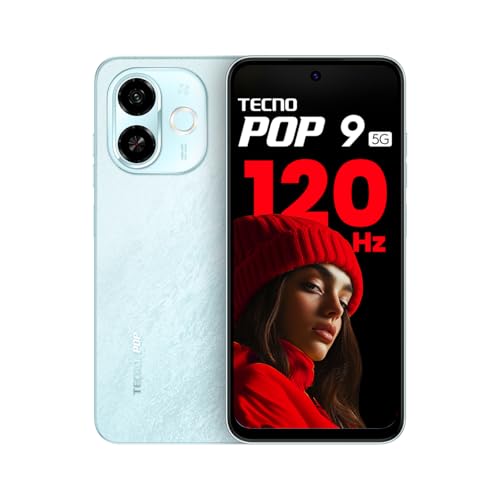 Tecno POP 9 5G | 48MP Camera | 120Hz Display | 5000mAh Battery | Dimensity 6300 Processor