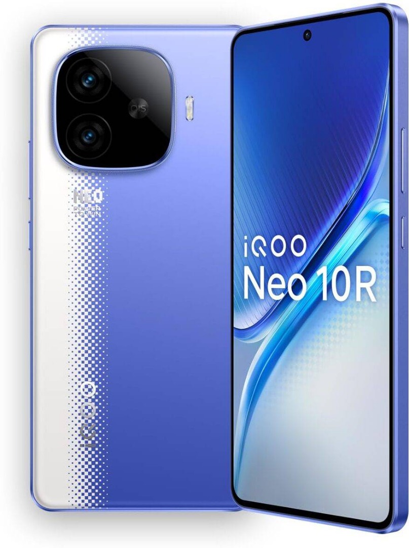 iQOO Neo 10R 5G | 50MP Sony OIS Camera | AMOLED 144Hz Display | 6400mAh Battery | Snapdragon 8s Gen 3