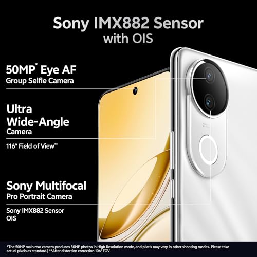 Vivo V50e 5G | 50MP OIS Camera | 120Hz AMOLED Display | 5600mAh Battery | Dimensity 7300 Processor
