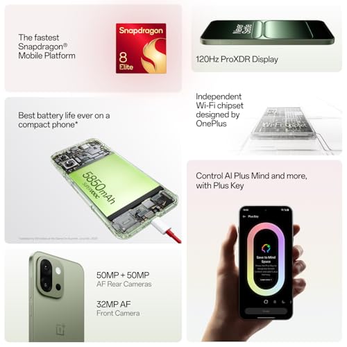 OnePlus 13s 5G | 50MP Dual Camera | AMOLED 120Hz Display | 5850mAh Battery | Snapdragon 8 Elite
