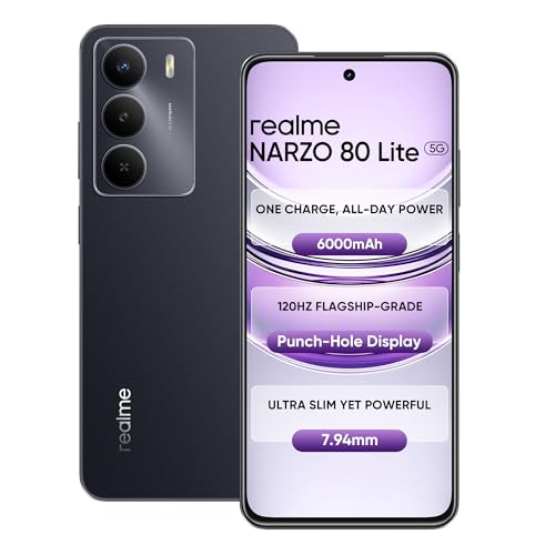 Realme Narzo 80 Lite 5G | 50MP Camera | 90Hz Display | 6300mAh Battery | Helio G92 Max