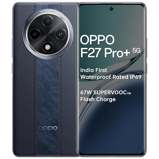 OPPO F27 Pro Plus 5G | 64MP OIS Triple Camera | AMOLED 120Hz Display | 5000mAh Battery | Dimensity 7050