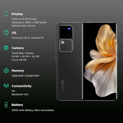 Vivo V30 Pro 5G | 50MP OIS Camera | AMOLED 120Hz Display | 6000mAh Battery | Snapdragon 7 Gen 3