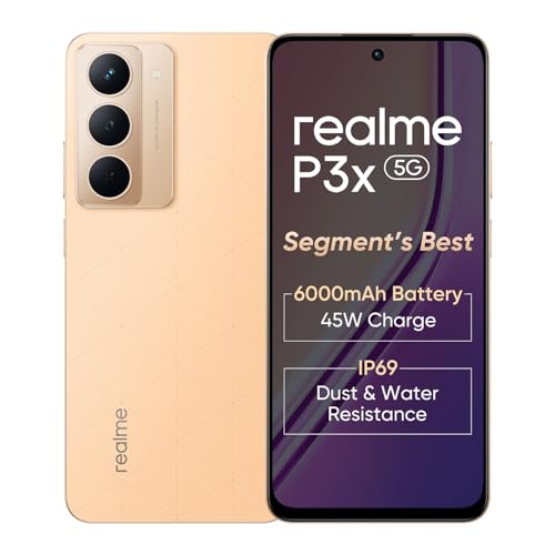 Realme P3x 5G | 50MP Camera | 120Hz Display | 6000mAh Battery | Dimensity 6300