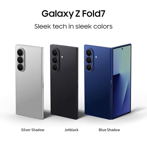 Samsung Galaxy Z Fold7 5G | 50MP Dual Camera | Foldable Dynamic AMOLED 165Hz Display | 4000mAh Battery | Snapdragon 8 Elite