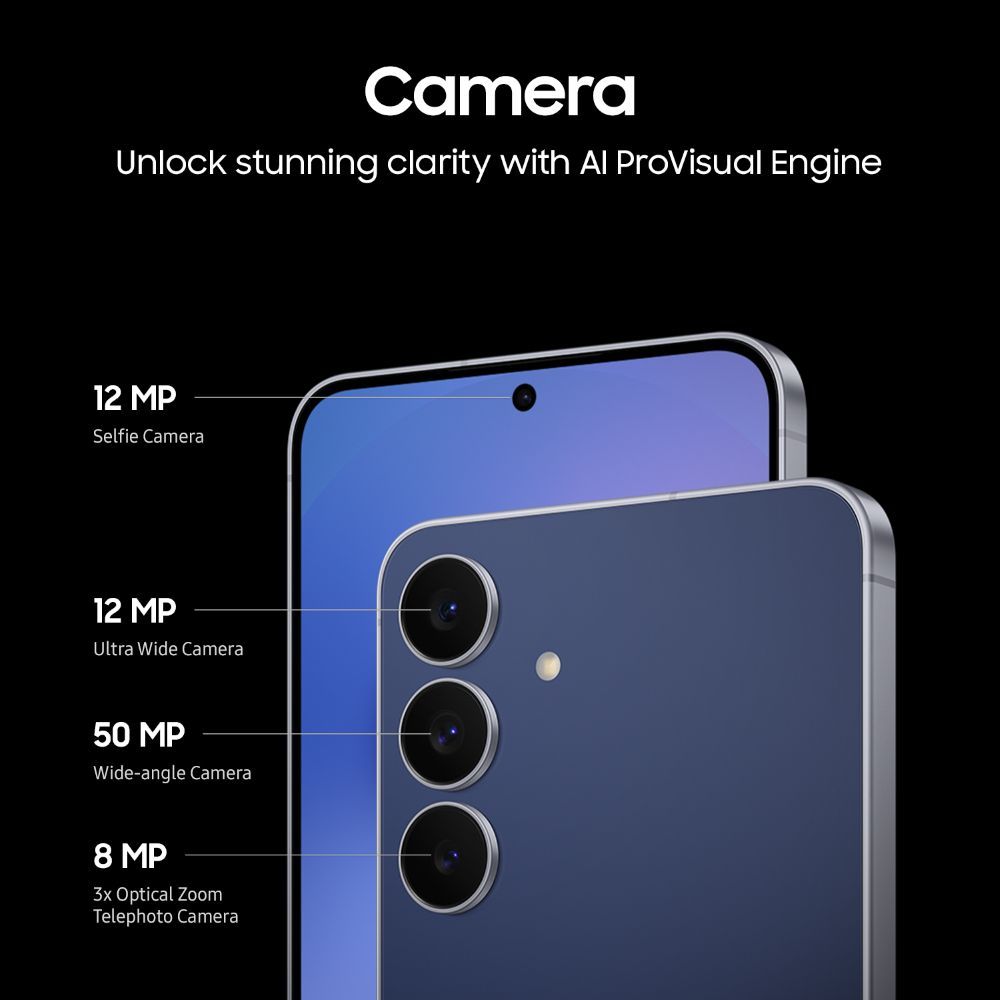 Samsung Galaxy S25 FE 5G | 50MP Triple Camera | Dynamic AMOLED 120Hz Display | 4900mAh Battery | Snapdragon 8 Elite