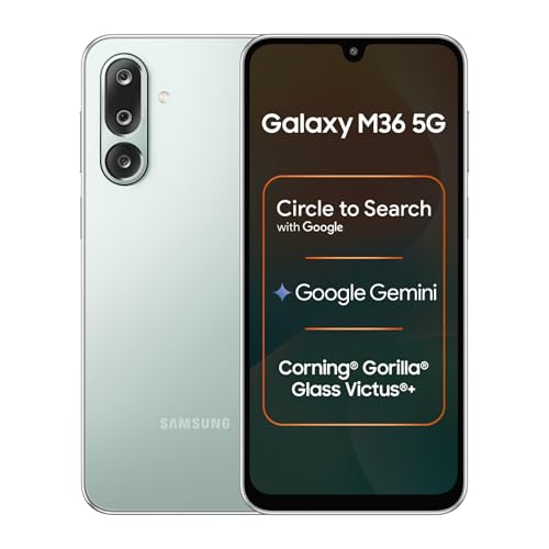 Samsung Galaxy M36 5G | 50MP Triple Camera | Super AMOLED 120Hz Display | 6000mAh Battery | Dimensity 6300