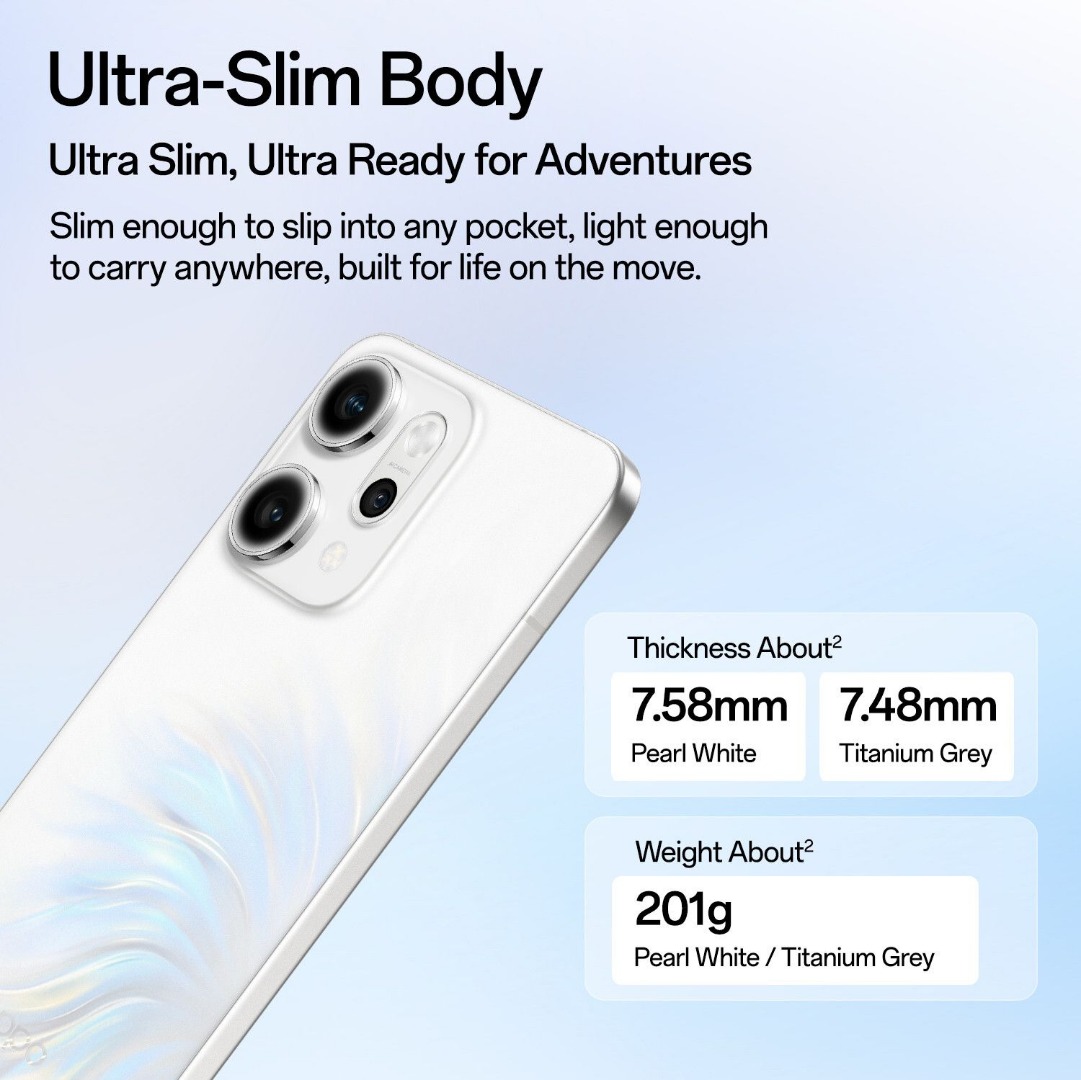 OPPO Reno 14 Pro 5G | 50MP Periscope Camera | AMOLED 120Hz Display | 5800mAh Battery | Dimensity 8350
