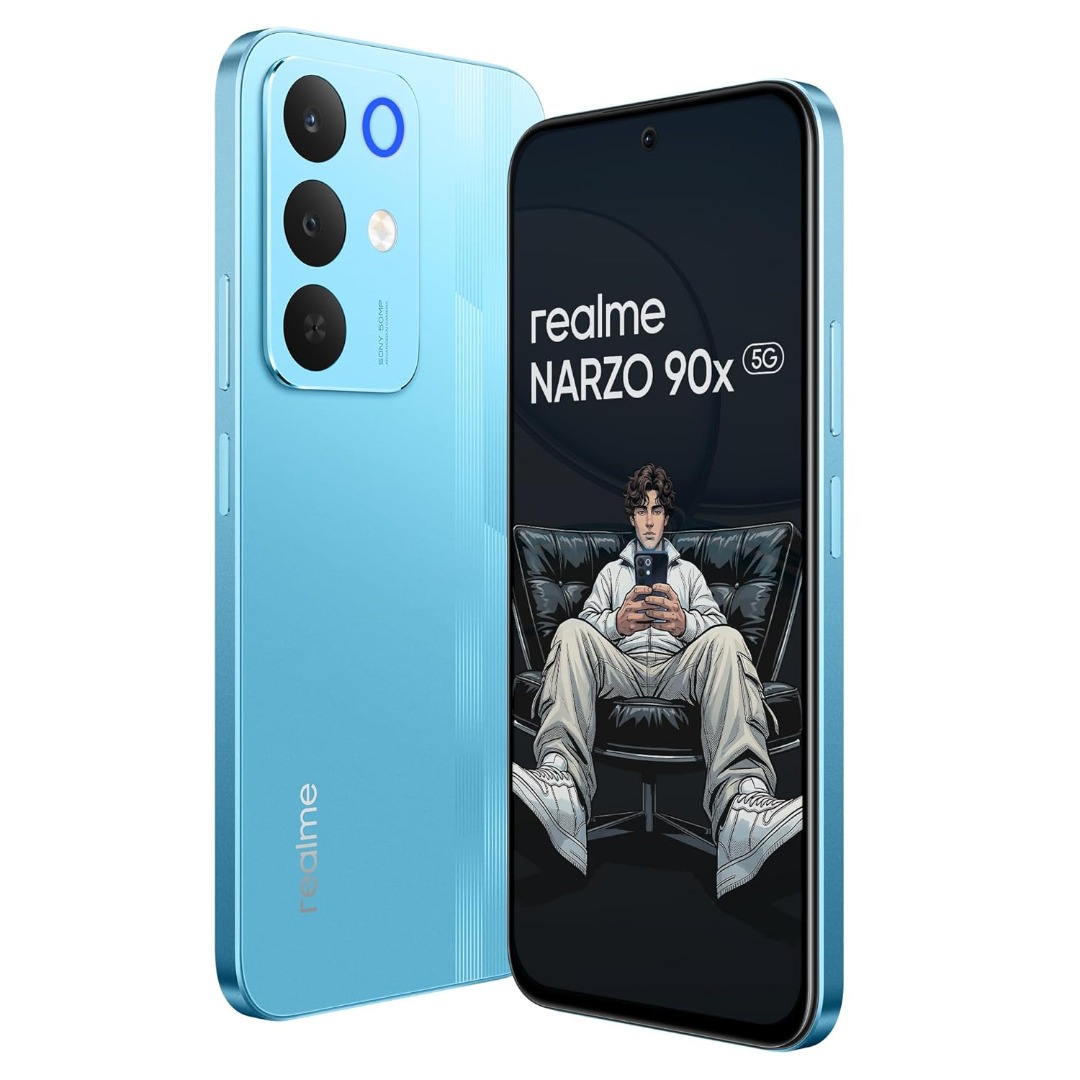Realme Narzo 90x 5G | 50MP Camera | 120Hz Display | 7000mAh Battery | Dimensity 6300