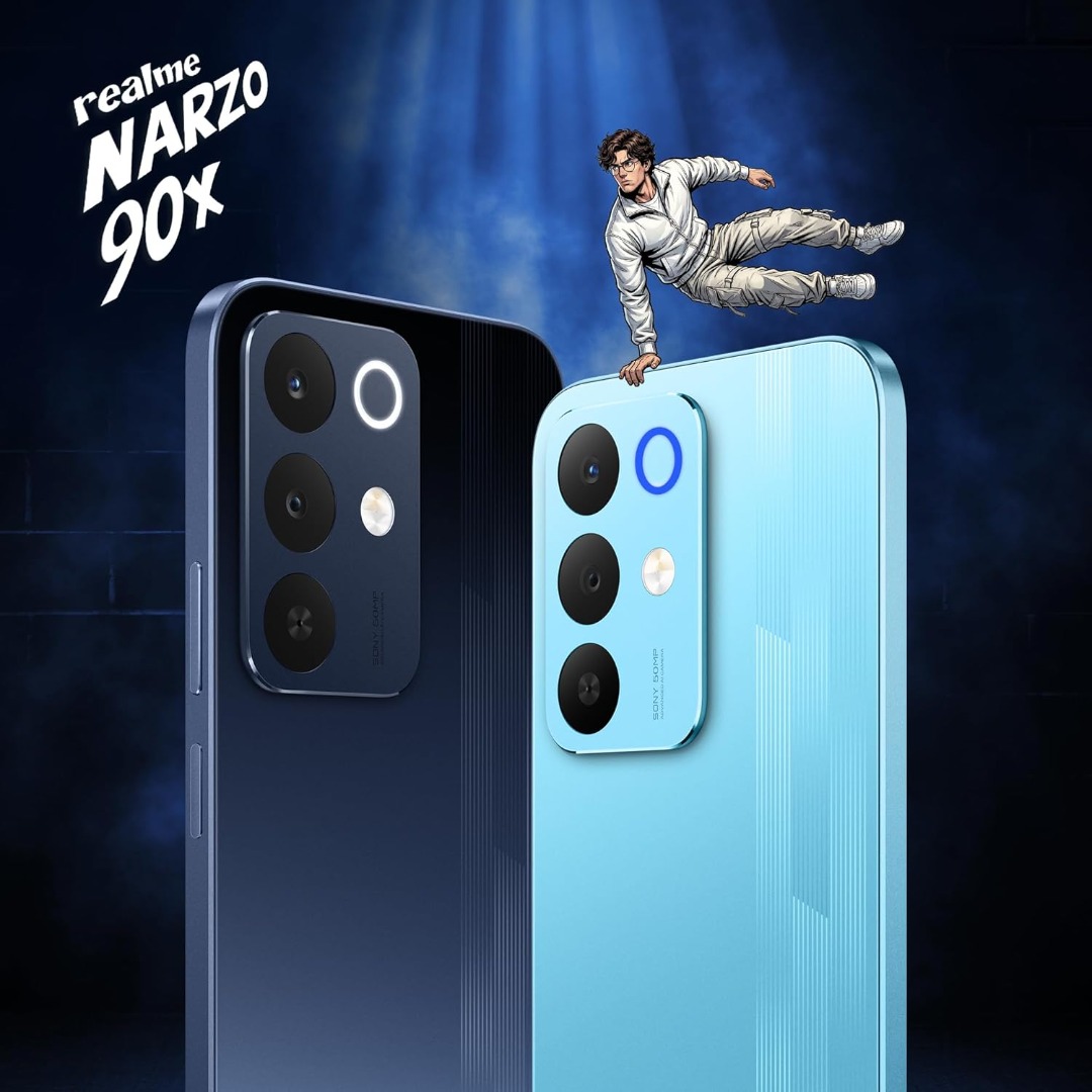 Realme Narzo 90x 5G | 50MP Camera | 120Hz Display | 7000mAh Battery | Dimensity 6300