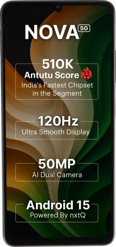 Ai+ Nova 5G | 13MP Camera | 90Hz Display | 5000mAh Battery | Dimensity 6100+