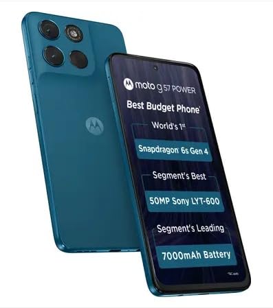 Motorola G57 Power 5G | 50MP Camera | 120Hz Display | 6000mAh Battery | Snapdragon 4s Gen 2