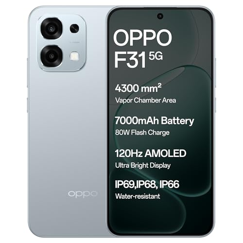 OPPO F31 5G | 50MP AI Camera | AMOLED 120Hz Display | 5000mAh Battery | Snapdragon 6 Gen 1
