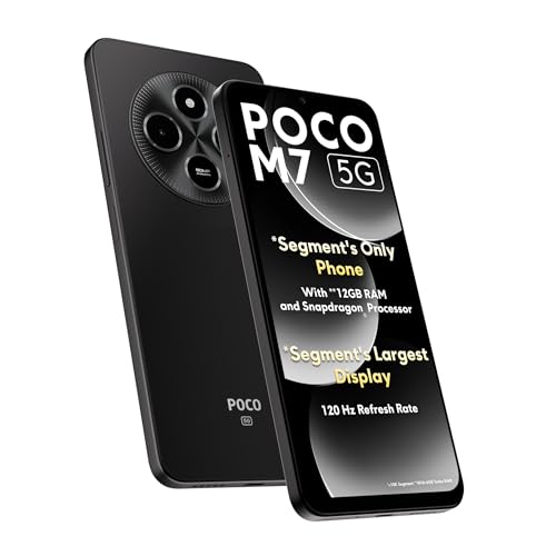 POCO M7 5G | 50MP Camera | AMOLED 120Hz Display | 5110mAh Battery | Dimensity 7025 Ultra