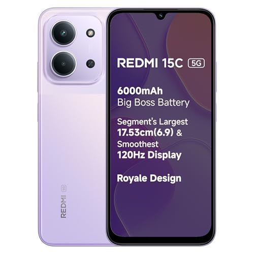 Redmi 15C 5G | 50MP Camera | 90Hz Display | 5160mAh Battery | Snapdragon 4 Gen 2