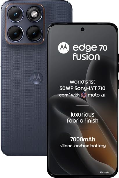 Motorola Edge 70 Fusion 5G | 50MP OIS Camera | POLED 144Hz Display | 5000mAh Battery | Snapdragon 7s Gen 2