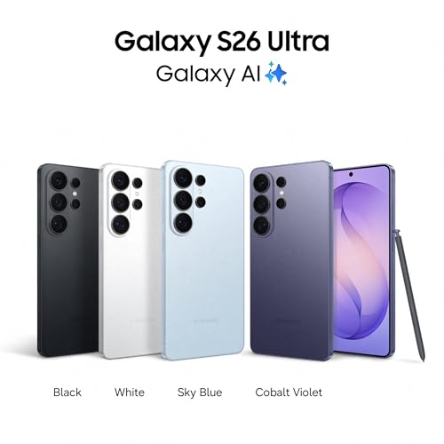 Samsung Galaxy S26 Ultra 5G | 200MP Quad Camera | Dynamic AMOLED 120Hz Display | 5000mAh Battery | Snapdragon 8 Elite
