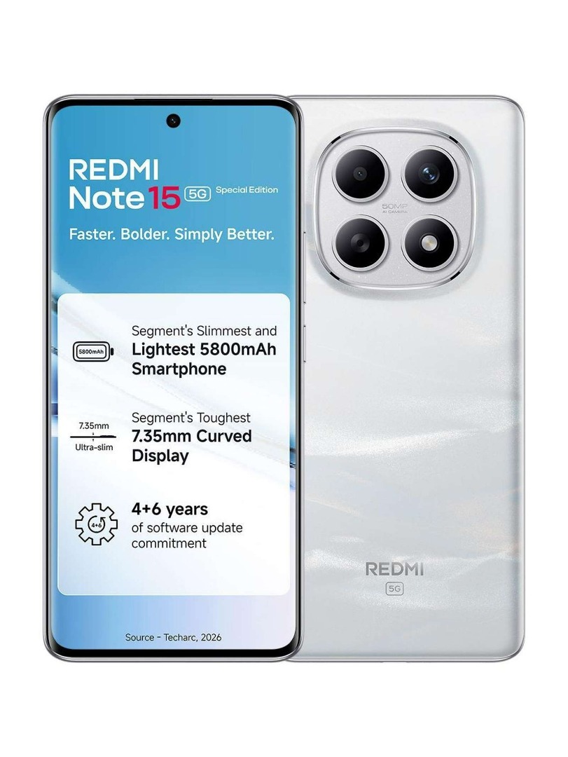 REDMI Note 15 SE 5G | Snapdragon 6 Gen 3 | 6.77" FHD+ AMOLED 120Hz | 50MP Camera, 20MP Selfie | 5800mAh