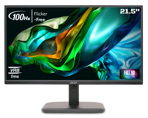 Acer Ek220Q 21.5 Inch (54.61 Cm) Full Hd (1920X1080) Va Panel Lcd Monitor | Black