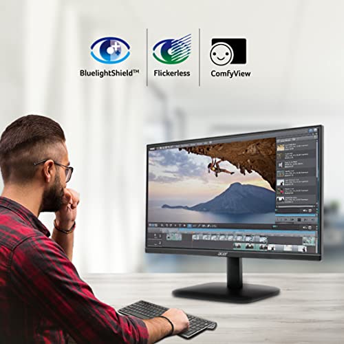 Acer Ek220Q 21.5 Inch (54.61 Cm) Full Hd (1920X1080) Va Panel Lcd Monitor | Black