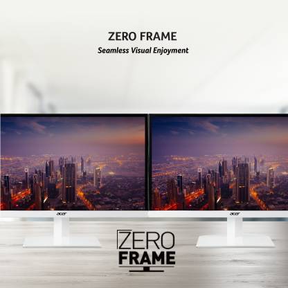 Acer Ha220Q 21.5 Inch (54.61 Cm) Full Hd Ips Ultra Slim Lcd Monitor With Led Back Light Technology I Frameless Design | White