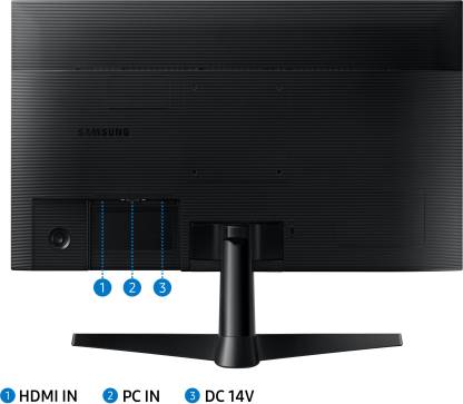 Samsung 24-Inch (60.46Cm) 1920 X 1080 Pixels Fhd Monitor | Ips | 75 Hz | Bezel Less Design | Lf24T350Fhwxxl | Dark Grey