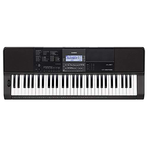 Casio CT-X870IN 61-Key Portable Keyboard, Black