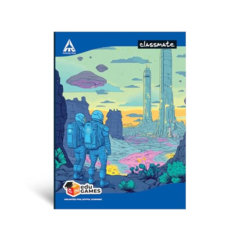 Classmate Long Size Notebook - 140 Pages | Single Line | A4 - 29.7cm X 21.0cm | Pack Of 12 Notebooks