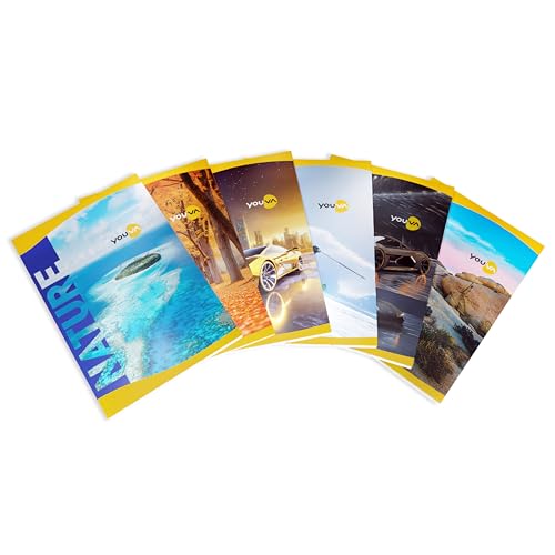 Navneet Youva | Soft Bound | Long Note Book | Single Line|172 Pages | Pack of 6