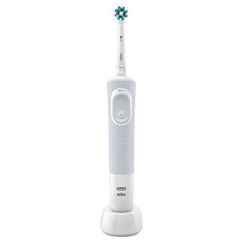 Oral-B Vitality 100 White Criss Cross Electric Rechargeable Toothbrush Powered By Braun