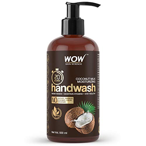 WoW Coconut Milk Moisturizing Handwash, 20 Seconds