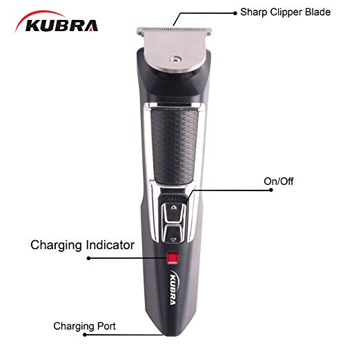 Kubra Kb-2026 Rechargeable Cordless Hair and Beard Trimmer For Men 45 Min Runtime