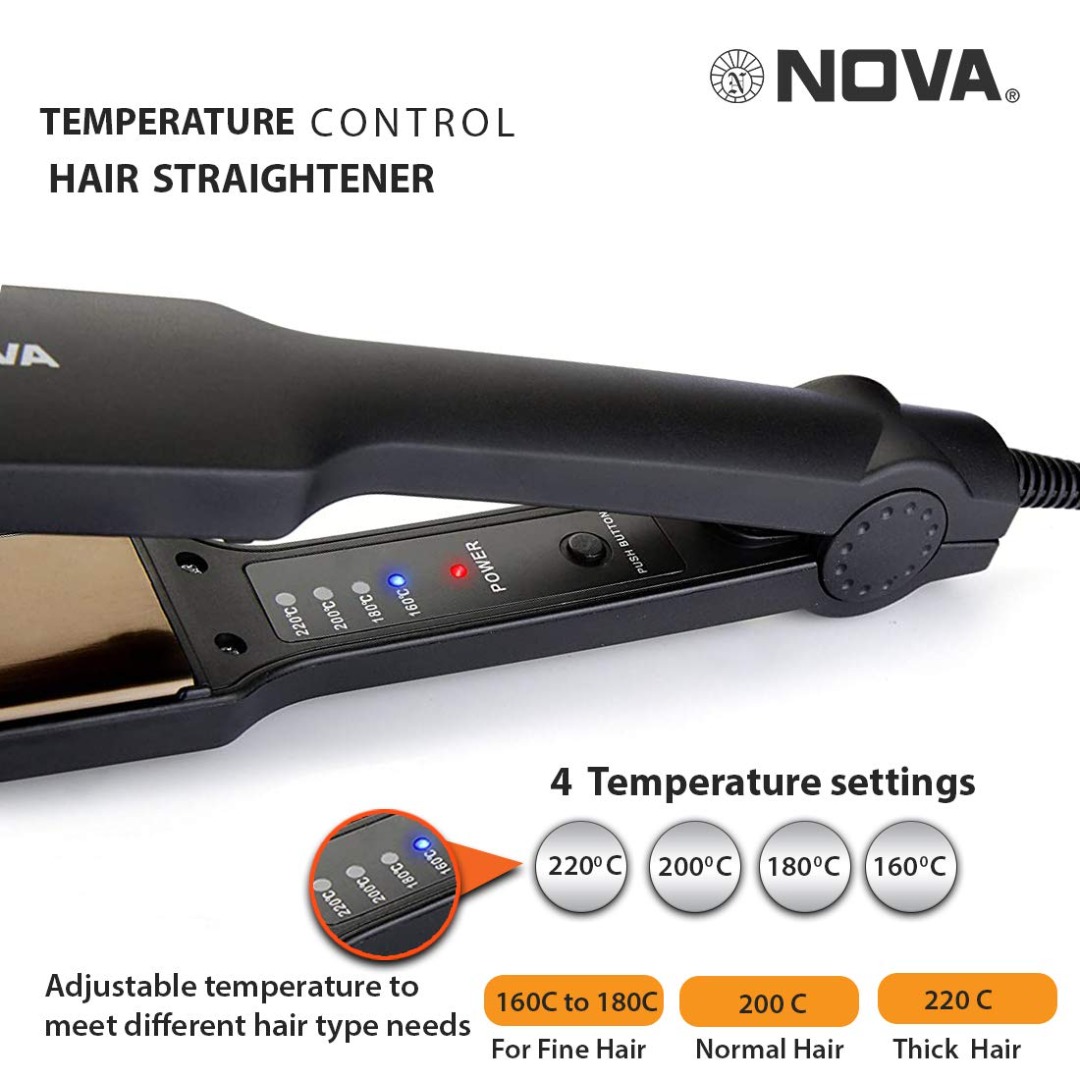 Nova Temperature Control Professional NHS 860 Hair Straightener