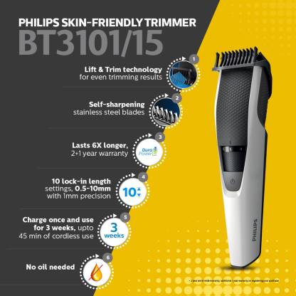 Philips, Men Bt3101/15 Series 3000 Beard Trimmer