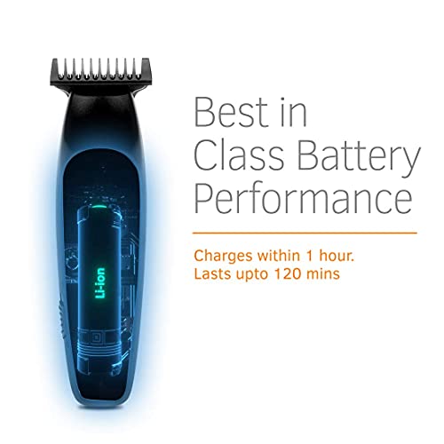 Ustraa Chrome Beard Trimmer For Men Corded Or Cordless