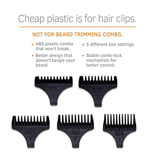 Ustraa Chrome Beard Trimmer For Men Corded Or Cordless